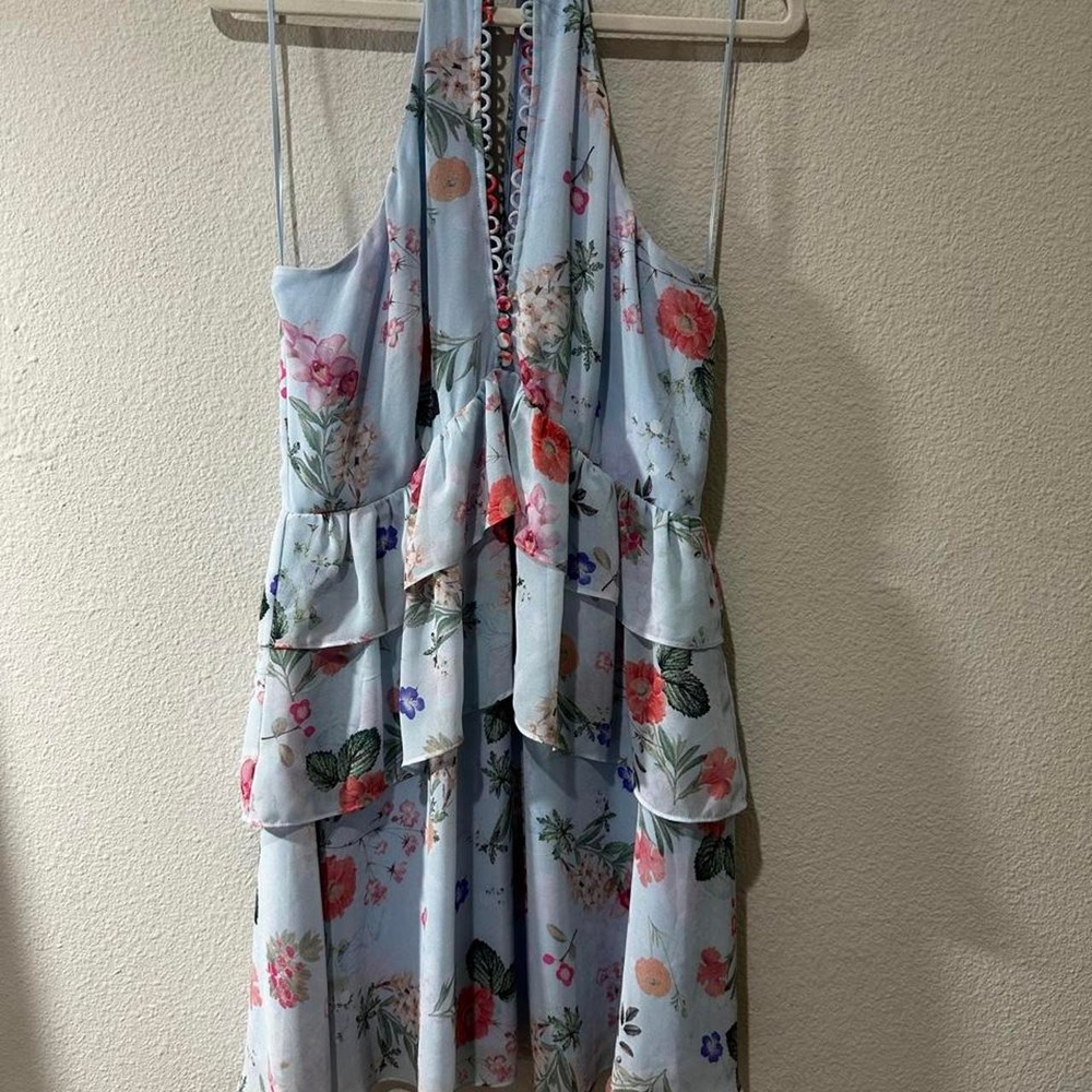 Floral Halter Dress / Express size 6